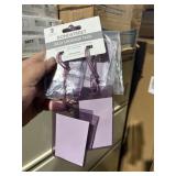 6 jelly luggage tags