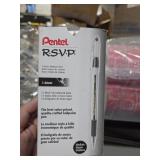 12 PENTEL black ink pens