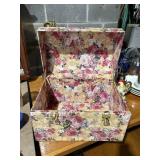 storage truck, floral themed, heavy cardboard