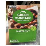 24 k cups, green mtn hazelnut exp 9/27