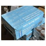 just water 100%spring water 24 bottles exp 5/27
