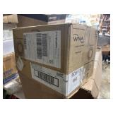 WNA 180 ct 9' classicware plates, clear plastic