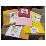 10x13' Envelopes and assorted paper