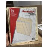 50 letter size double stuff file folders ,