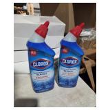 2 bottles clorox toilet bowl cleaner 24oz @