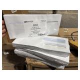 5 pks 50 ct Double WIndow Envelopes #10