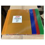 4 Jam 3-Ring Binders 1 inch assorted colors