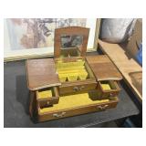 wood jewelry music box 14' x 6.5' x6.5'