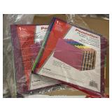 2 sets of file guides, alphabetical and colored