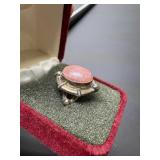 ladies size 5.5 sterling silver ring wgt 8.23grams