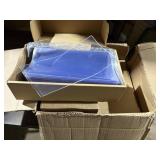 approx 400 plastic sleeves 12'x 6' with opening on