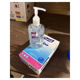 PURELL gel sanitizer & 100 wipes
