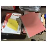 100 yellow file folders, 20 classification folders
