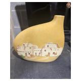 native american pottery jug,OVER THE WAVES