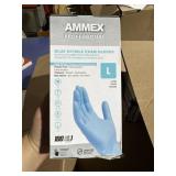 1 box 100ct large nitrile exam gloves