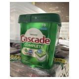 78 ct  cascade dishwasher pods,