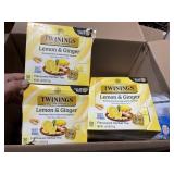 150 lemon and ginger tea bags TWINING