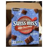 22 kcups SWISS MISS cocoa exp 2/27