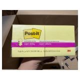 post it notes 12 dispenser notes 3' x 3'  yellow