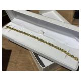 PERIDOT tennis bracelet J.C. PENNEY