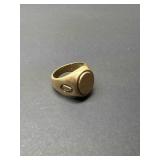 mens 10K gold ring wgt 23.43 grams size 10.75