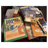 2 ronald reagan book, 3 bird books,diy fixing book