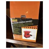 shop source, 1/4 sheet orbital sander in original