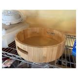 wood lazy susan 12' w x 4' tall   kitchen