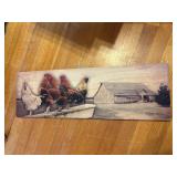 NEW stretch canvas roosters & barn 9' x 28'