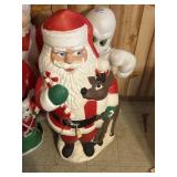 SANTA with reindeer 40' tall blow mold