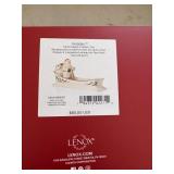 NEW lenox santa sleigh cracker tray   living room