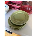 5 green home trends plates 8.5'  living room