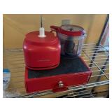 prepology food processor, K CUP tray RED