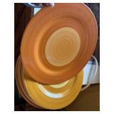 9 large 11'  melamine plates  kitchen