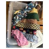 8 mens ties/ 6 mens belts     living room