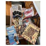 Tote of new items -