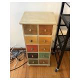 10 drawer small dresser 30.5' x 12' x 12'