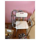 2 walkers & adjustable height shower chair
