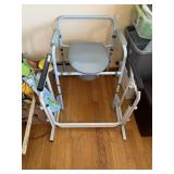 portable toilet & metal handle bars handle bars