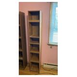 bookcase with 7 adjustable shelves 12'x12' s 71.5'