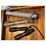 4 flashlights