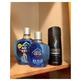 NEW 2 aqua velvet after shave, 1 ax body spray