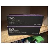 2 new packs evo toothpaste purple 3.5oz@ &