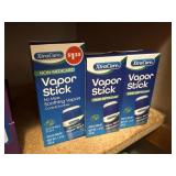 3 vapor sticks cough supprecents NEW exp 4/28