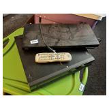 jvc, dvd player with remote and vhs player