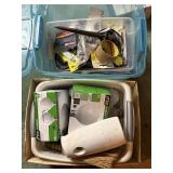 tote/ lid, , chalk line, hardware, hang fastener