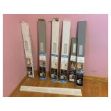 NEW 7 window blinds, cordless 29'to39' x 64'long