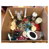 christmas decor, angels, snowmen, battery
