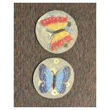 2 garden stepping stones, 11' wide
