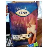 tena 16ct size large incontinent underwear